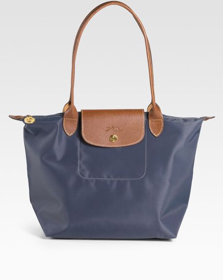 Longchamp Small Foldable Tote/basic in Blue (GRAPHITE) | Lyst