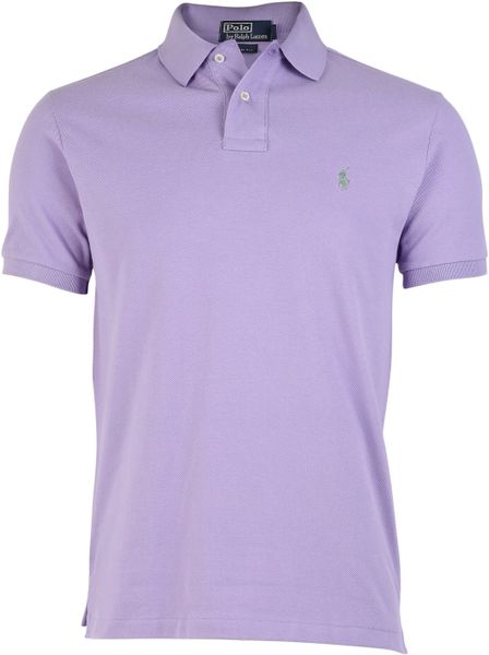 Polo Ralph Lauren Lilac Polo Shirt in Purple for Men (lilac) | Lyst