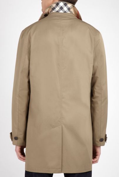 Burberry Sage Gabardine Langley Mac Coat in Green for Men (sage) | Lyst