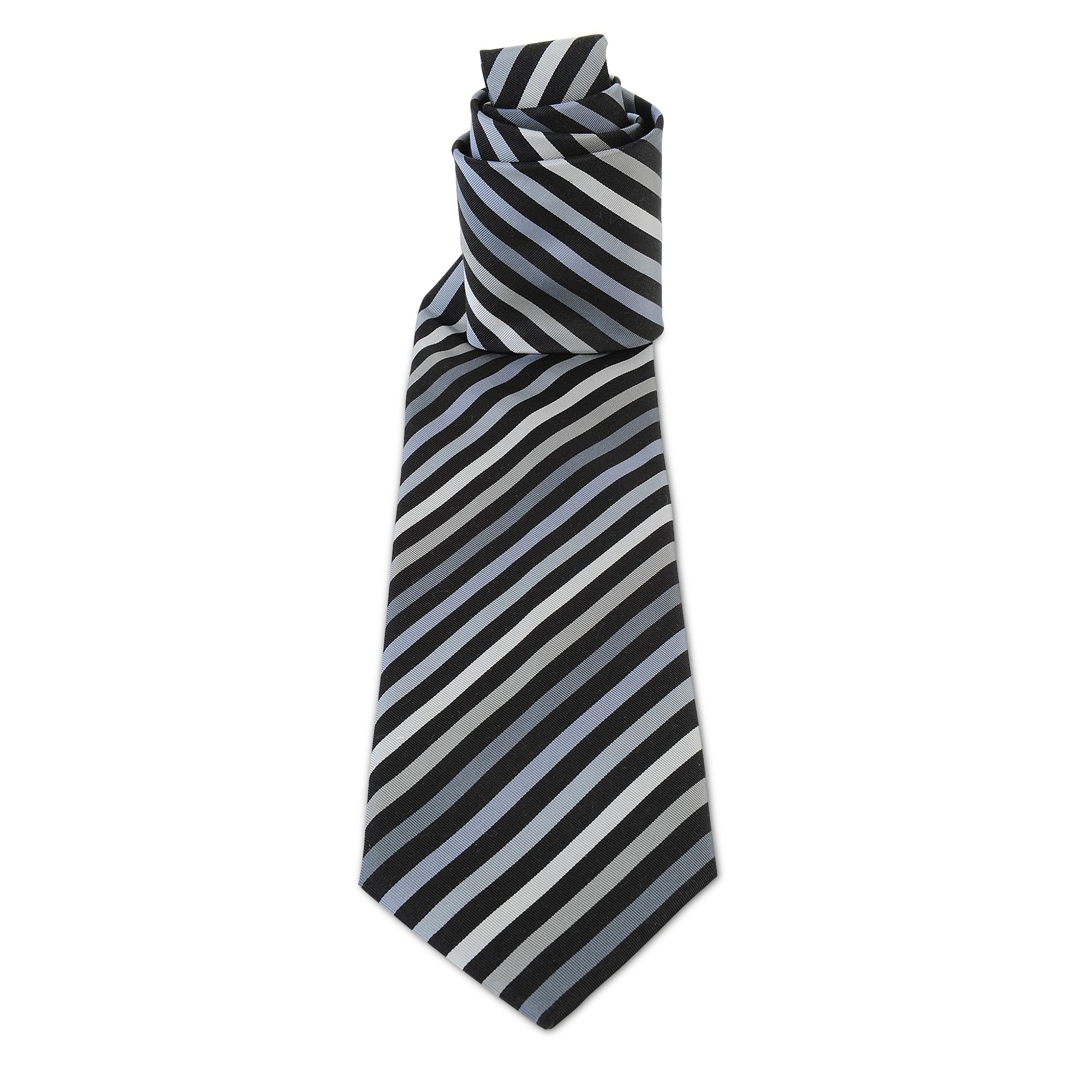 Paul Smith Wide Stripe Tie in Black for Men | Lyst