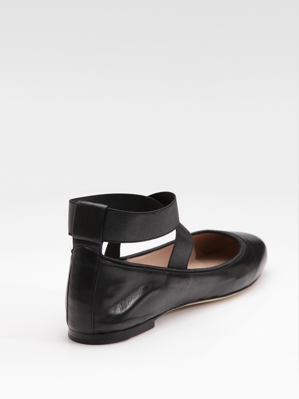 chloe flats black