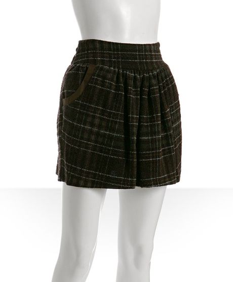 Geren ford colette pleated silk skirt #6