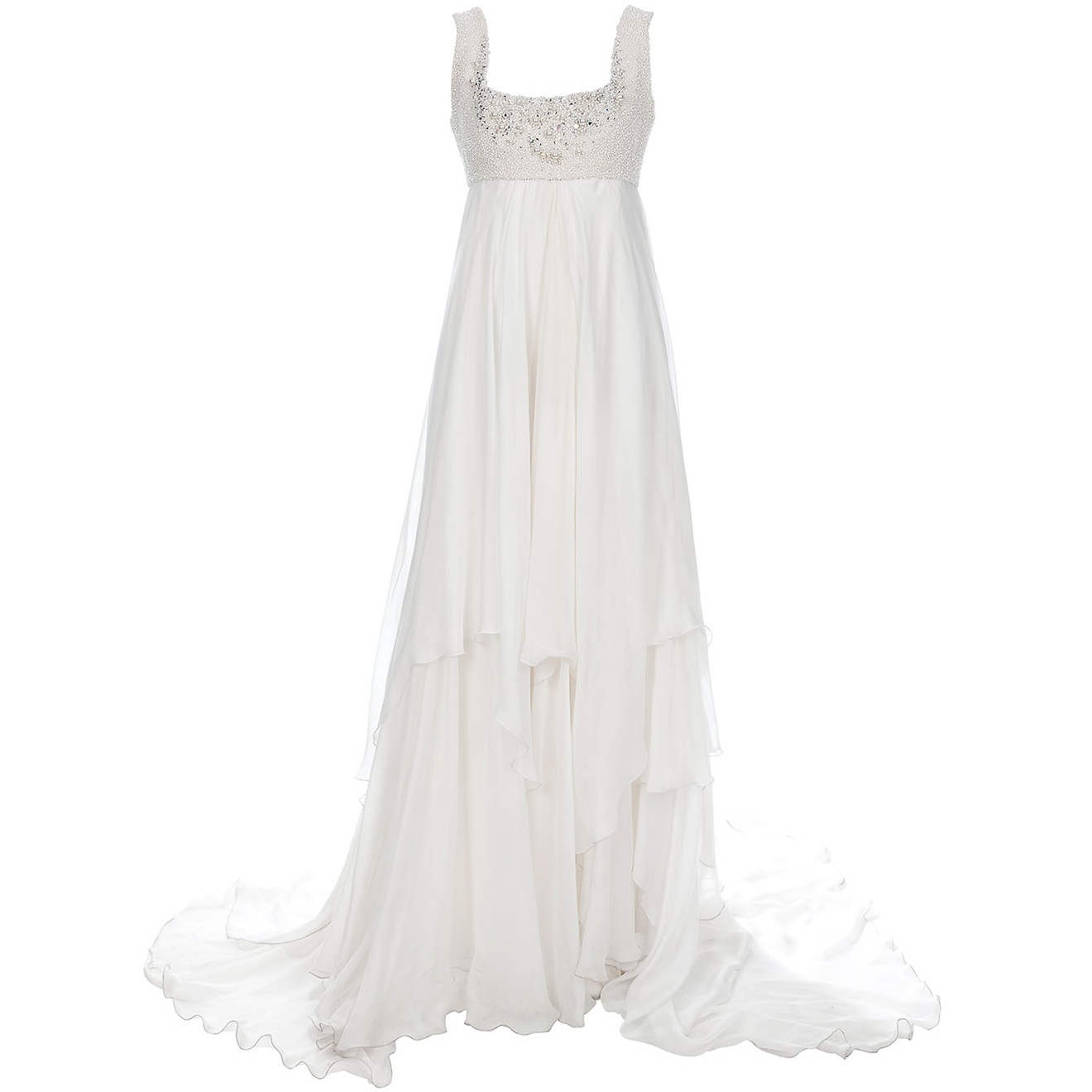 Liska By Thomas Kirchgrabner Pearl Embellished Dress in Beige (cream ...
