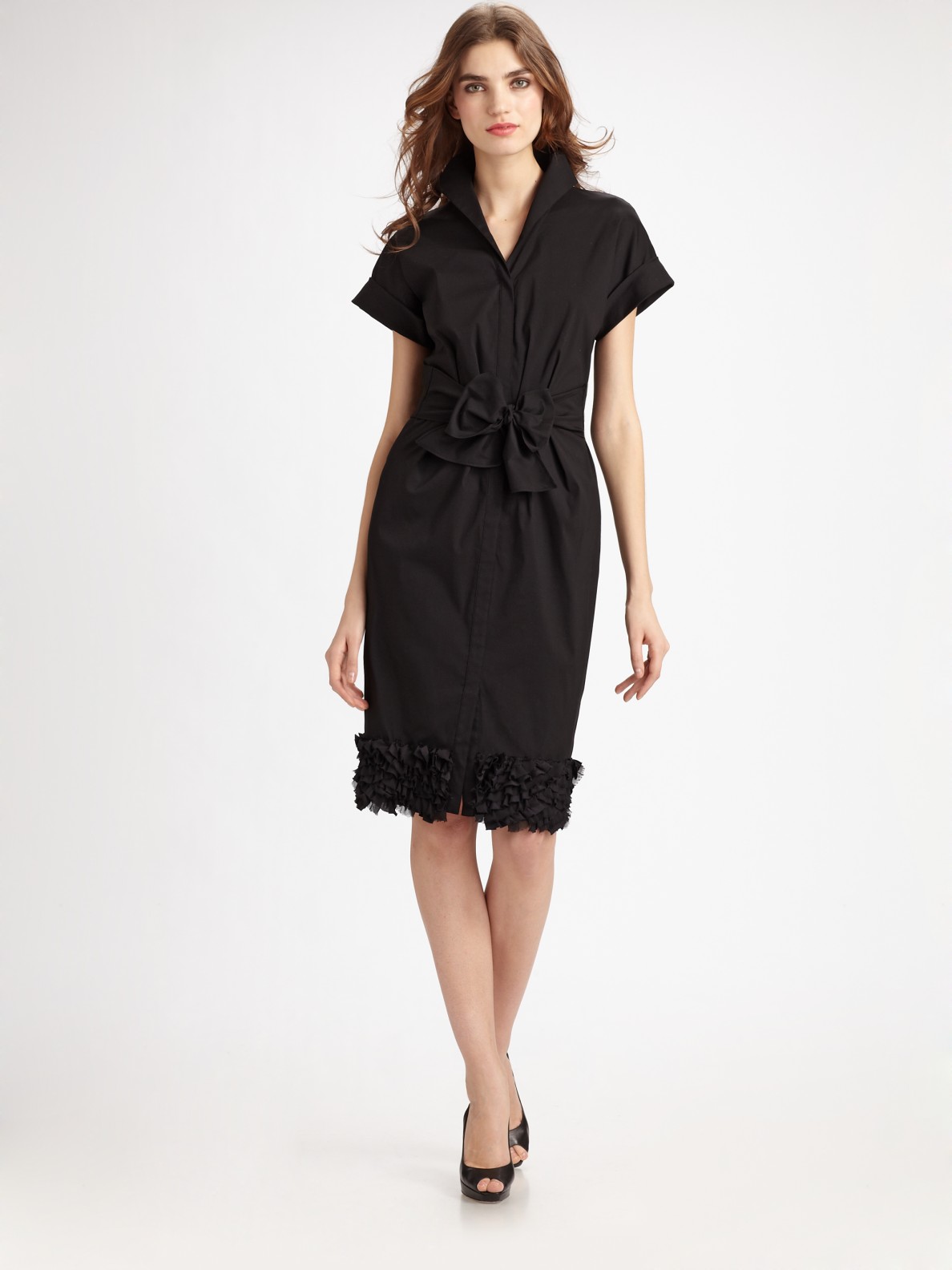 lafayette 148 shirt dress