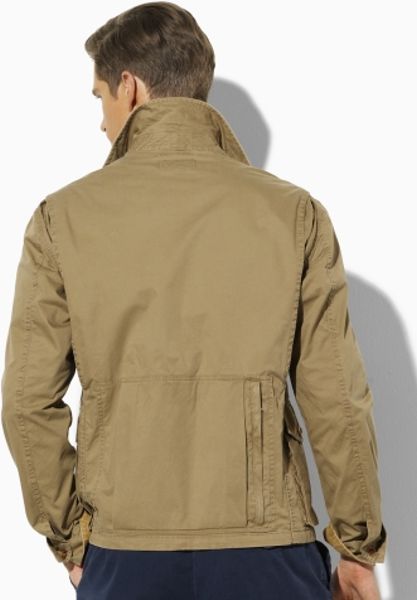 Polo Ralph Lauren Baywood Twill Jacket in Green for Men (khaki) | Lyst