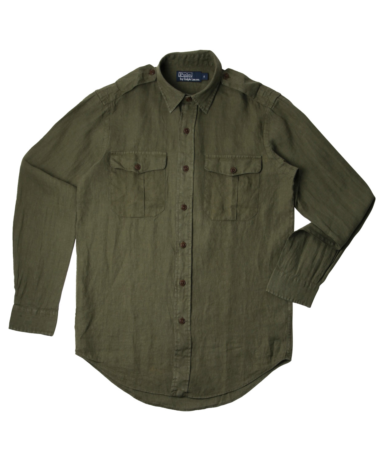 Lyst - Polo Ralph Lauren Olive Linen Shirt in Green for Men