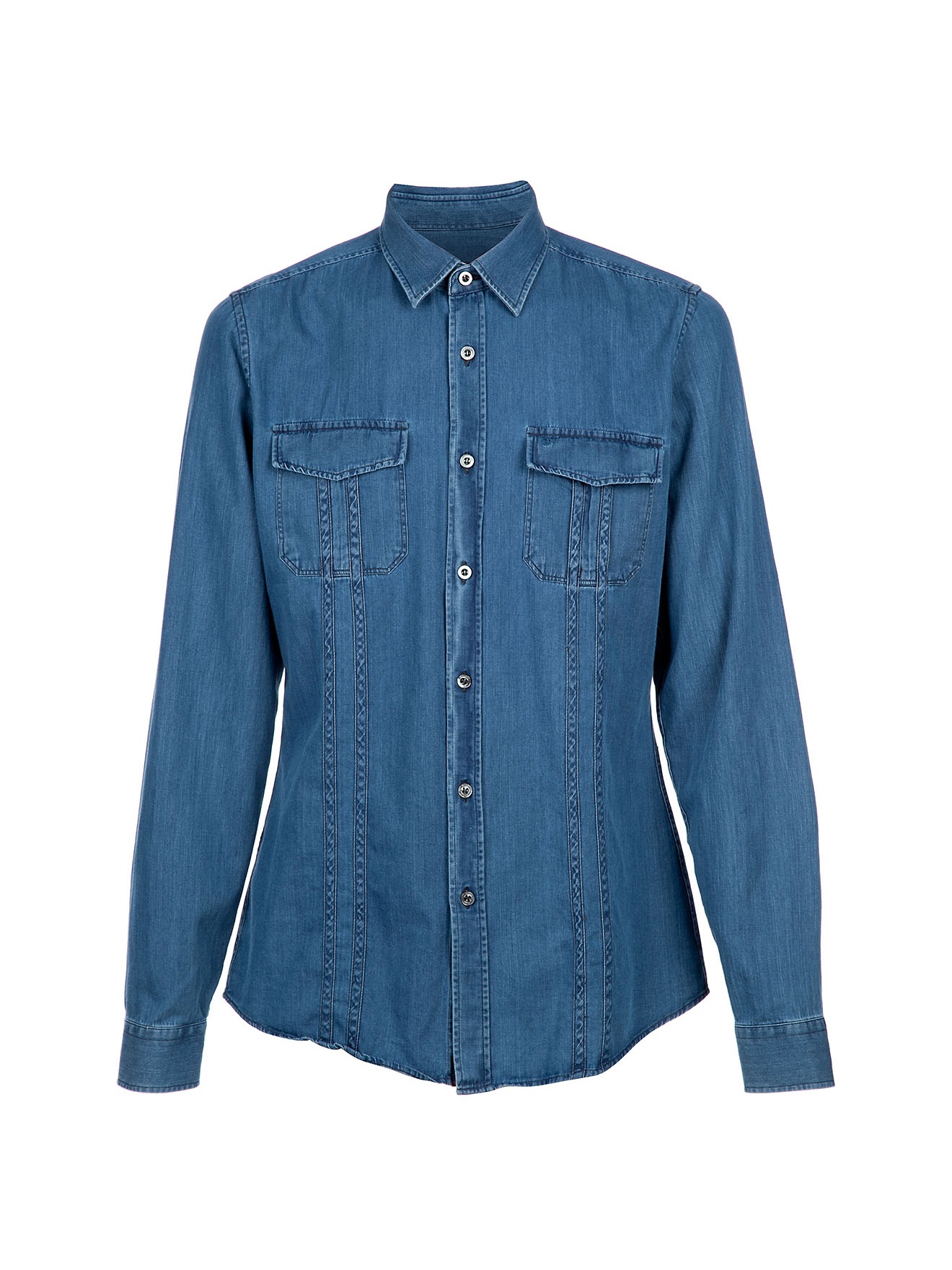 Gucci Button Up Shirt in Blue for Men | Lyst