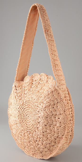 Zimmermann Circular Raffia Bag In Natural Lyst Gallery