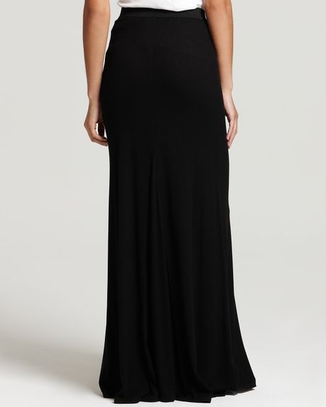 Bcbgmaxazria Sydnee Maxi Skirt in Black | Lyst