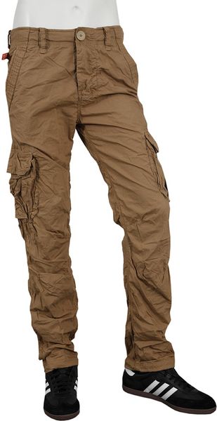 Superdry Retro Vintage Cargo Pant With Multi Pockets in Brown for Men ...