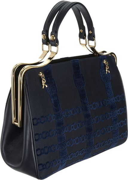 Roberta Di Camerino Medium Caravel Vintage Belt Bag in Blue (navy) | Lyst