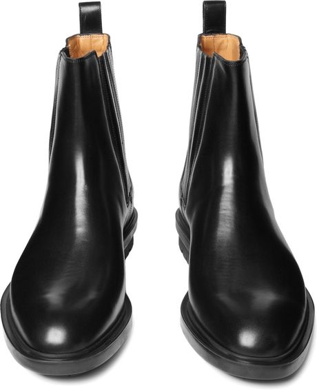 Gucci Leather Chelsea Boots in Black for Men | Lyst