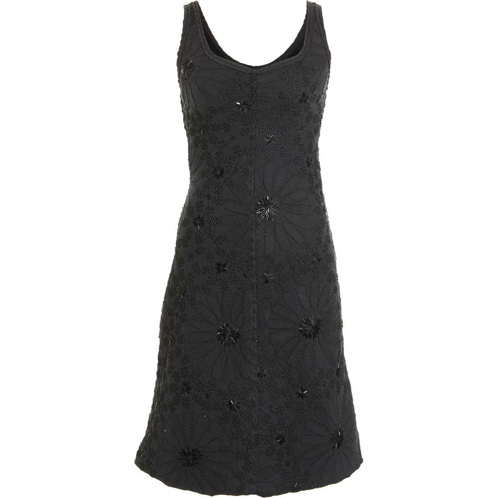 Alabama Chanin Facets Dress in Black | Lyst