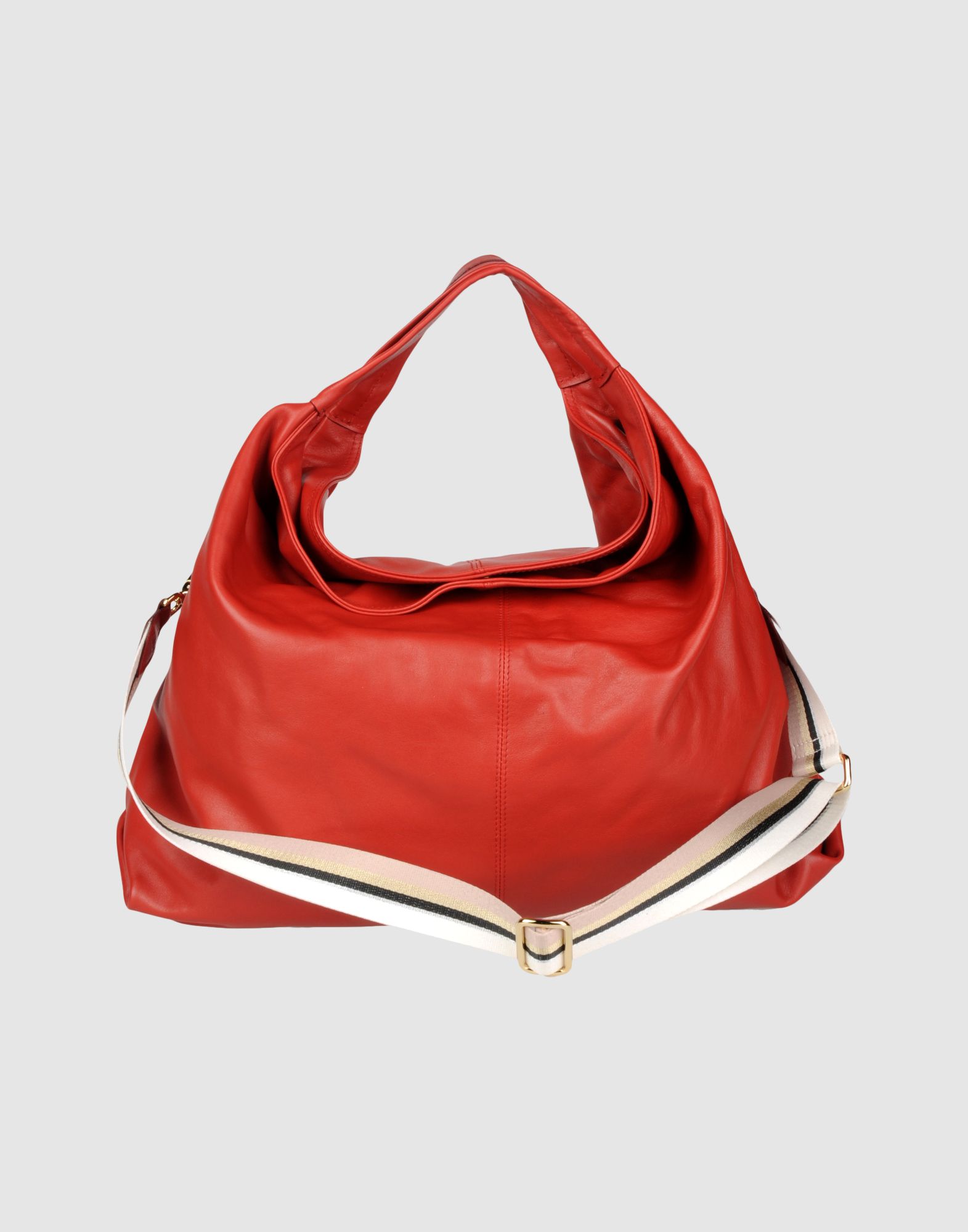 Furla Large Leather Bag in Red | Lyst