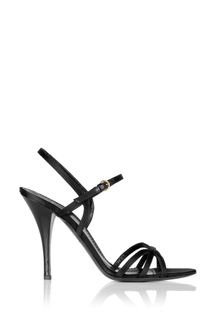 Moschino Cheap & Chic Gold Strappy High Heel Sandal in Gold | Lyst