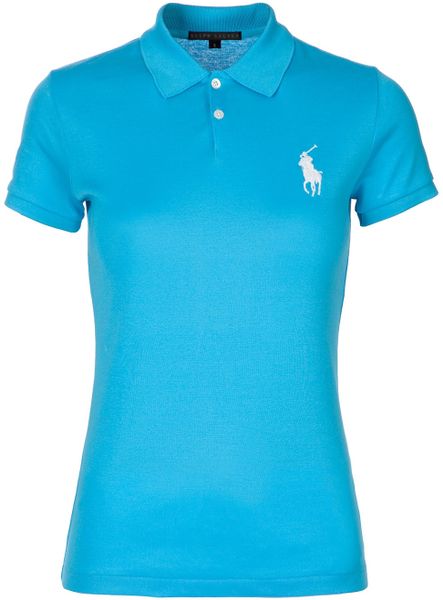 Ralph Lauren Black Label Polo Shirt in Blue (turquoise) | Lyst