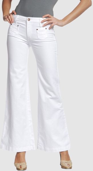 Dittos Jeans in White | Lyst