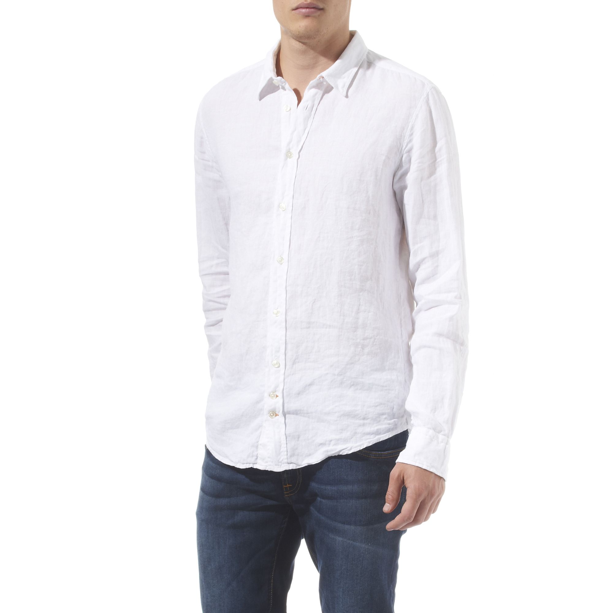 Hugo Boss Cliff Shirt in White for Men | Lyst