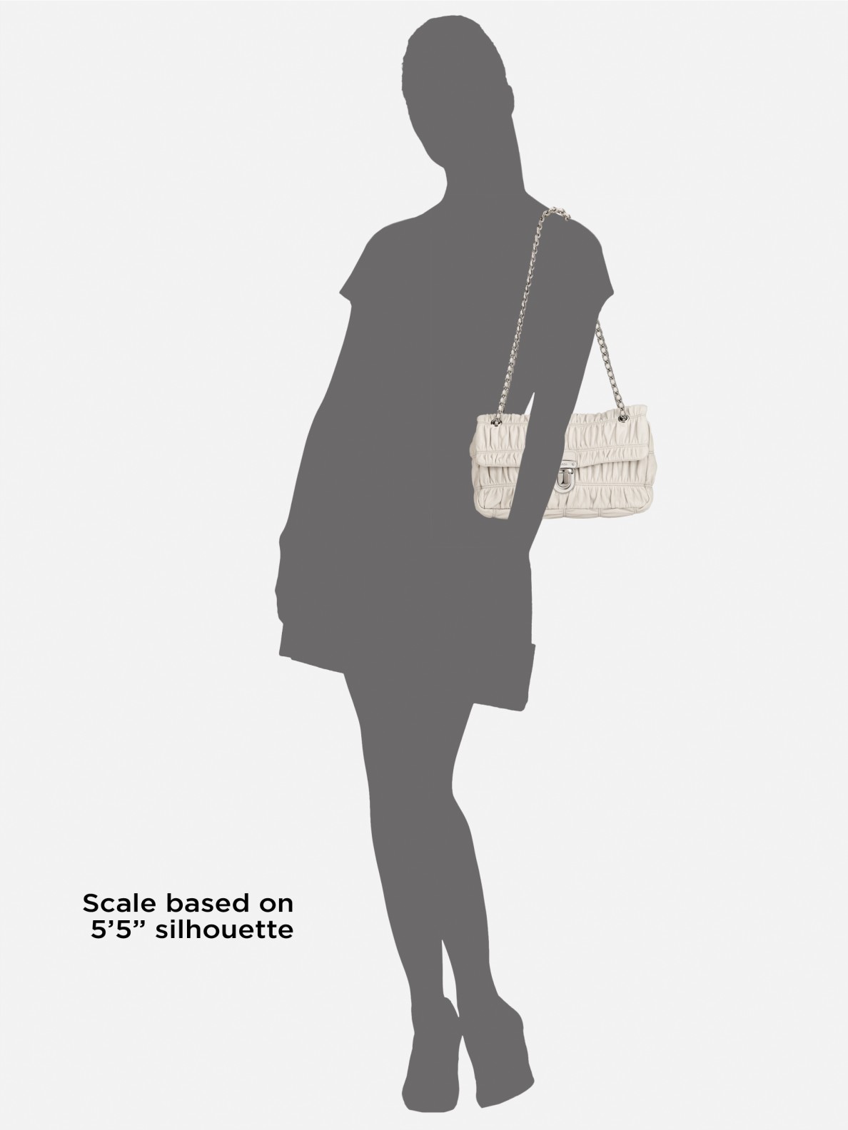 Prada Small Nappa Gaufre Mini Shoulder Bag in White | Lyst  