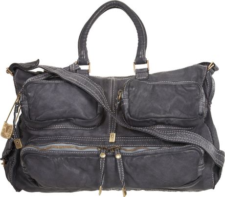 Sissi Rossi Medium Cargo Pocket Bag in Gray (charcoal) | Lyst