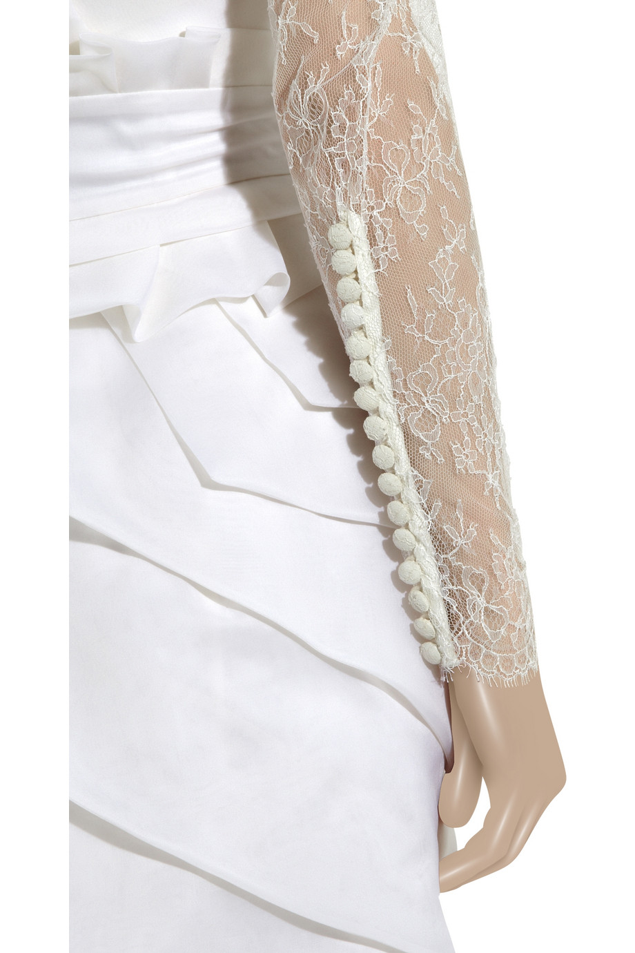 Lyst Temperley london Selphie Lace Shrug in White