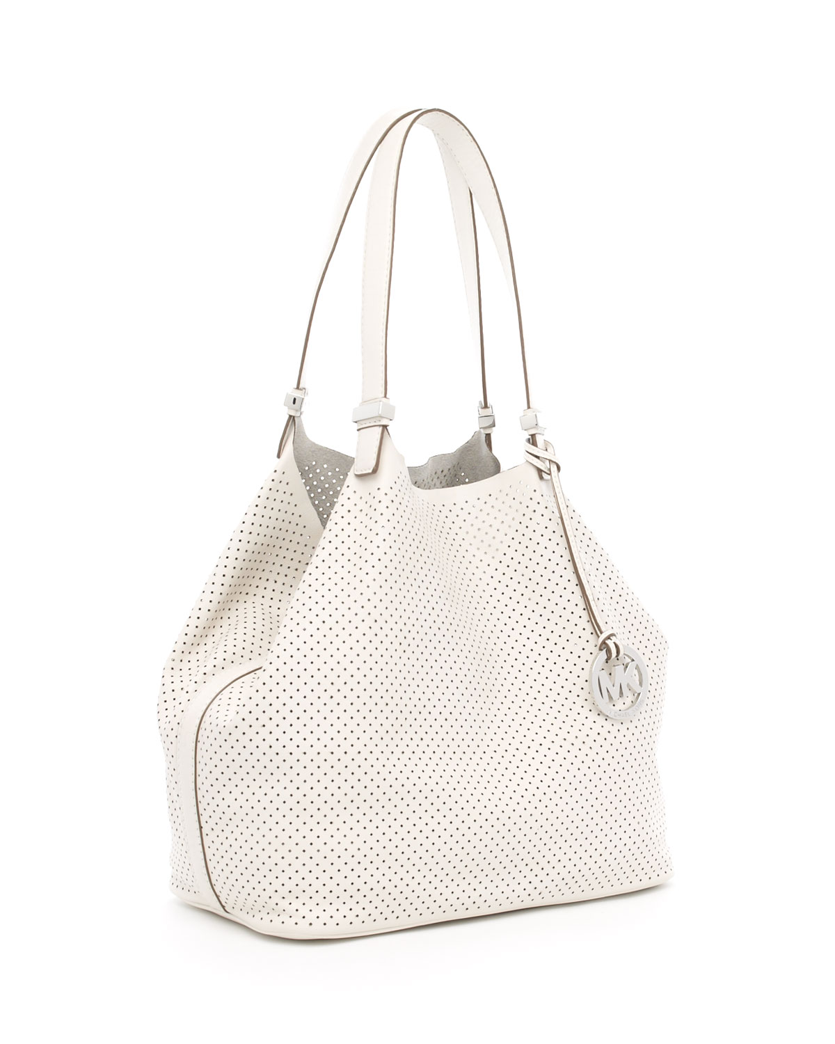 Michael Kors Michael Large Colgate Grab Bag Vanilla in White (vanilla ...