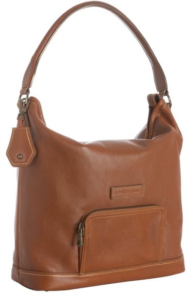 Longchamp Tobacco Leather Légende Hobo in Brown (tobacco) | Lyst
