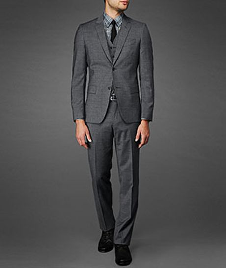 John Varvatos Austin Slim Fit Suit in Gray for Men (grey) | Lyst