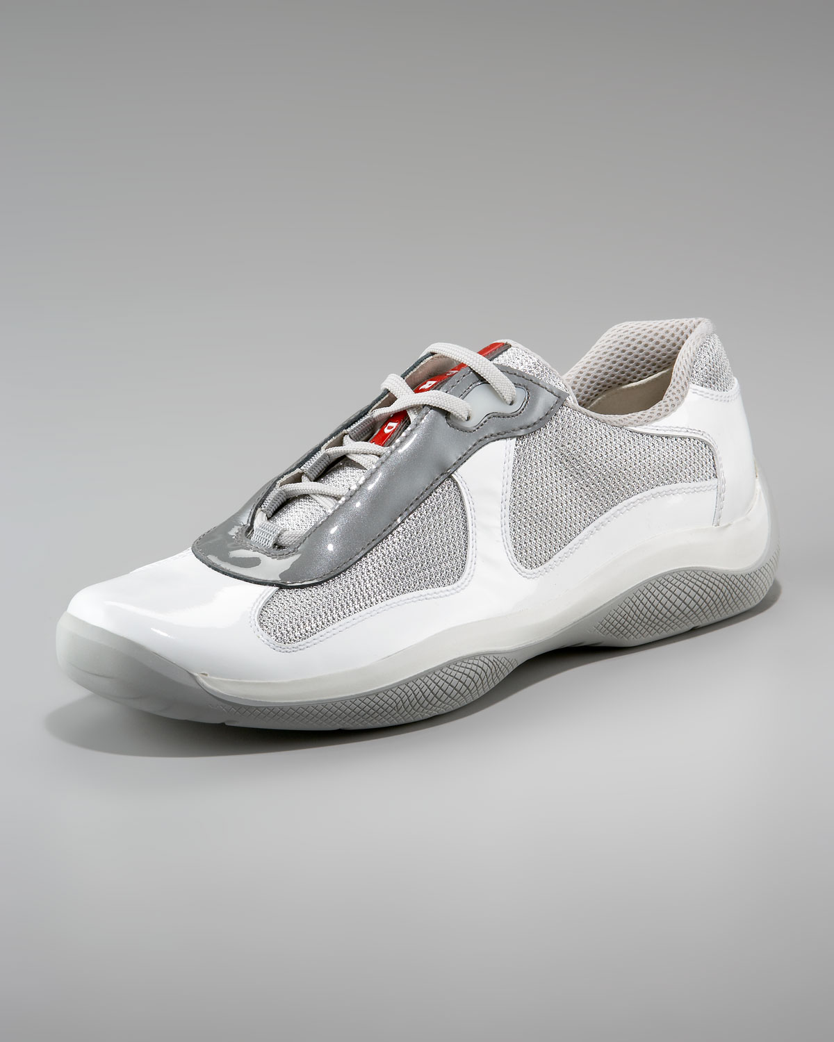 Prada Americas Cup Sneaker, White in White for Men | Lyst