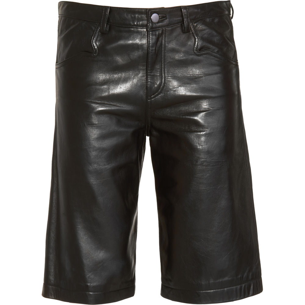 Alexander Wang Leather Shorts in Black for Men | Lyst