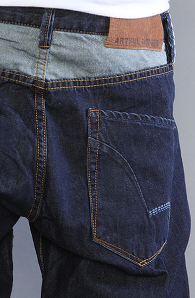 Artful Dodger The Inveigler Straight Fit Jeans in Rinse Wash in Blue ...