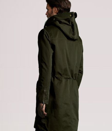 H&m Parka Jacket in Green for Men | Lyst