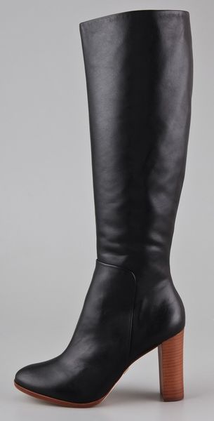 Pour La Victoire Imari Stove Pipe Boots in Black | Lyst