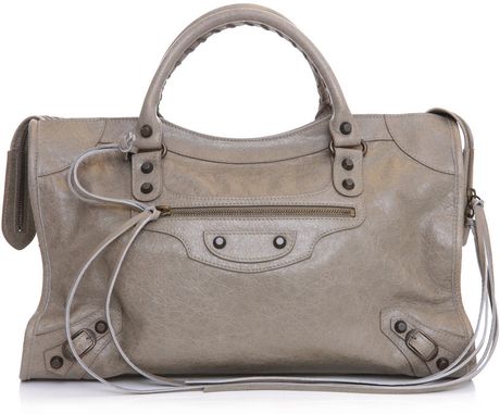 Balenciaga Classic City Bag in Gray (beige) | Lyst