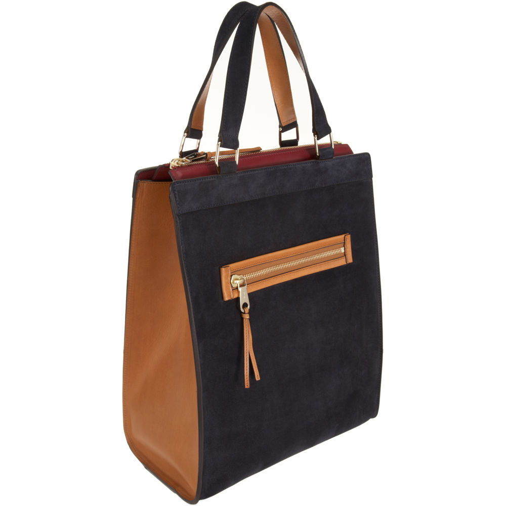 Chloé Lina Tote in Blue | Lyst