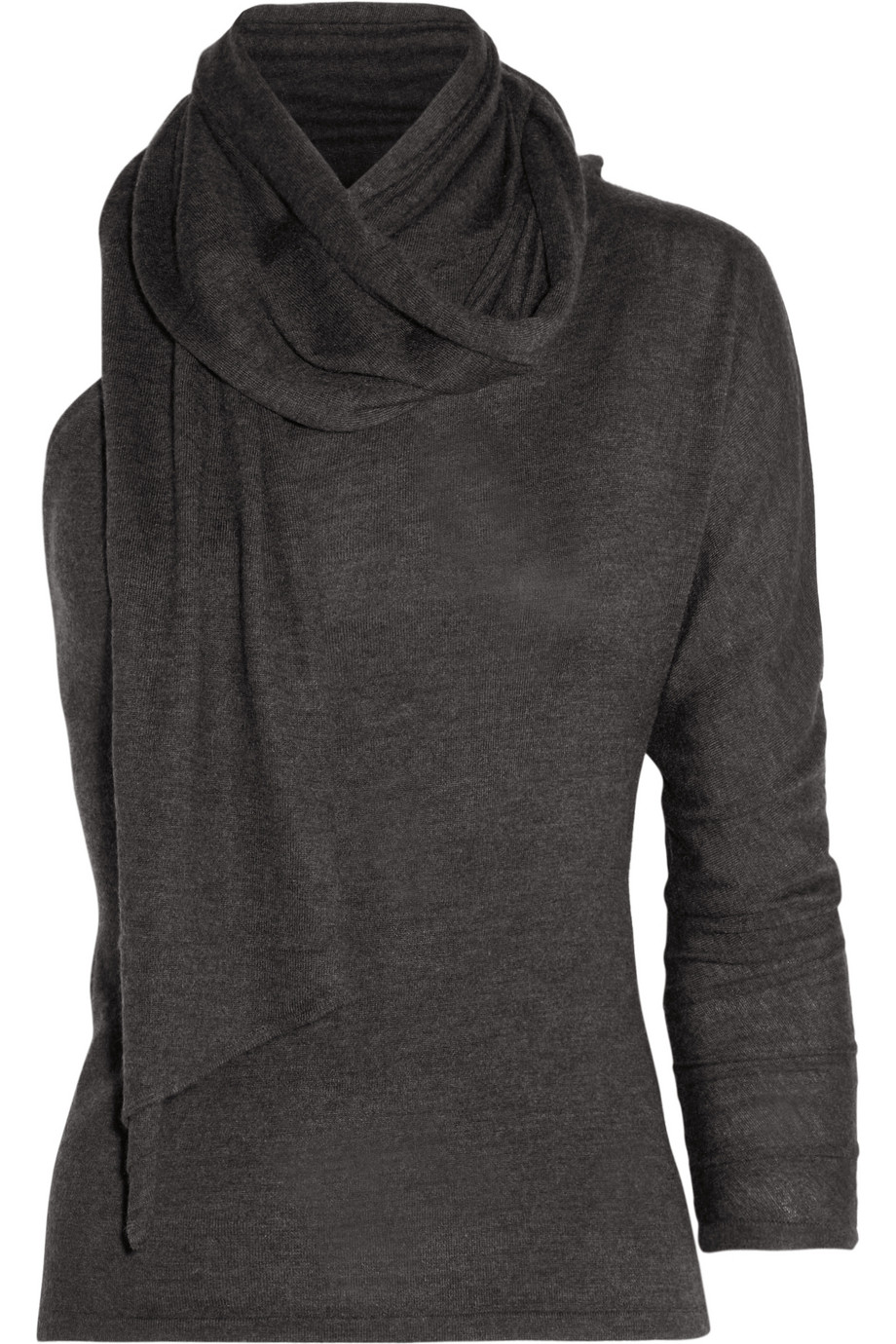 Ralph lauren collection One-shoulder Scarf-neck Cashmere Sweater in ...