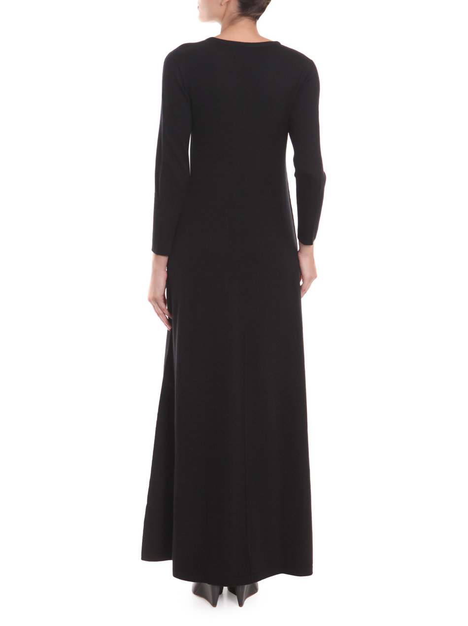 maxi cashmere dress