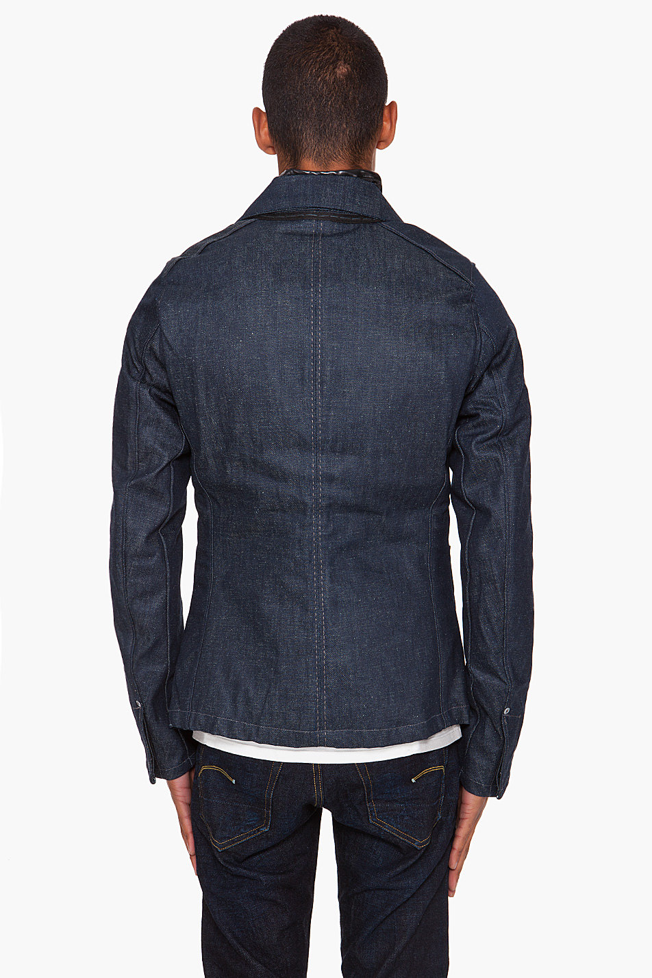 G Star Raw Re Worker Jacket In Blue For Men Lyst Gallery