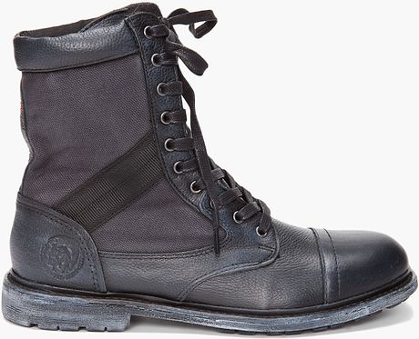 Diesel Fu-ll Boots in Black for Men | Lyst