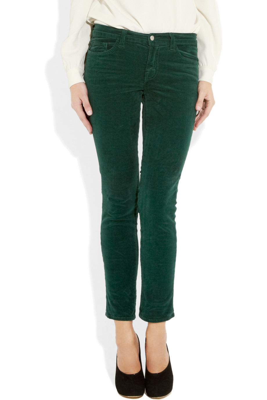 green jeans women