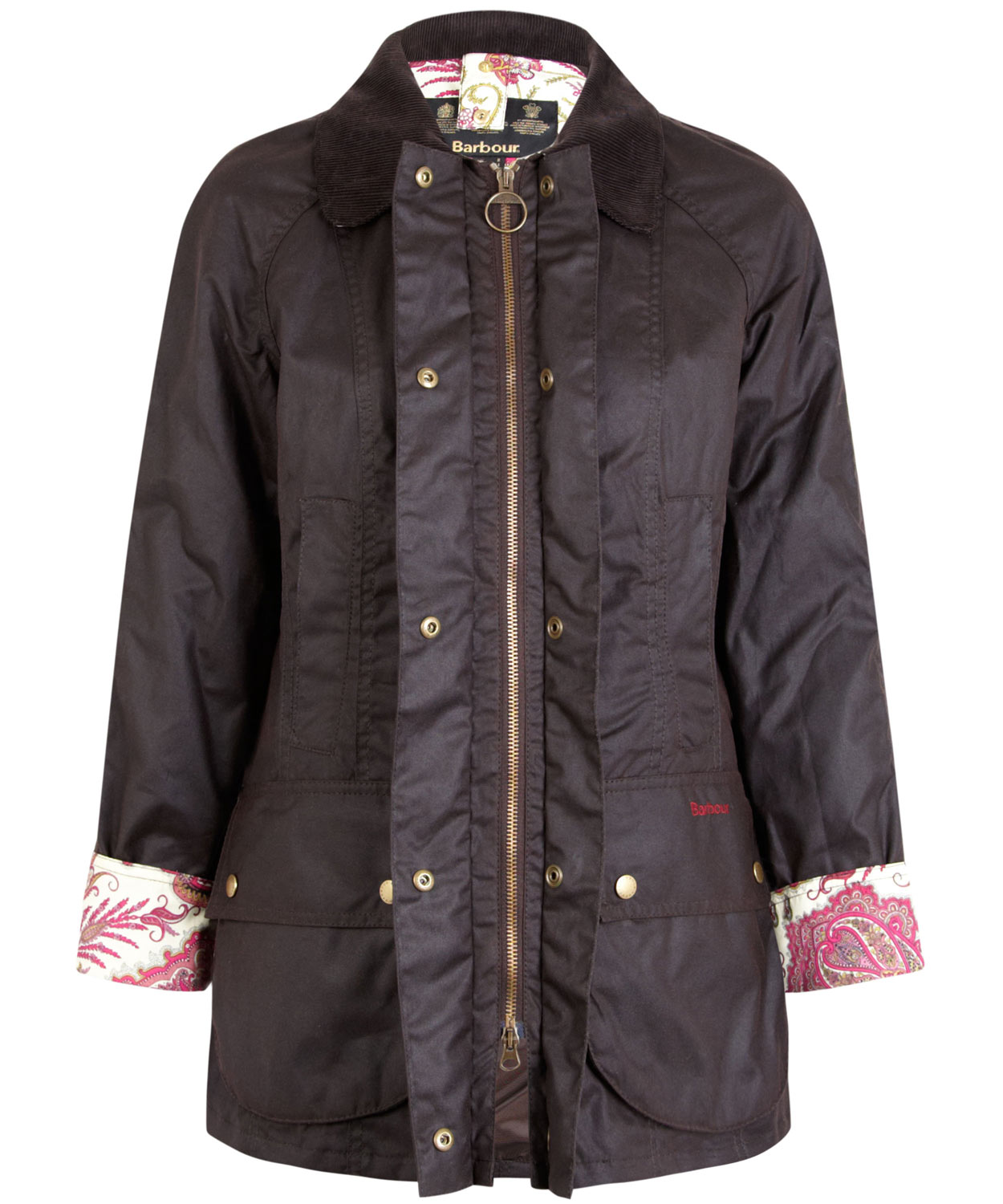 Lyst - Barbour Lord Paisley Liberty Print Beadnell Jacket in Brown