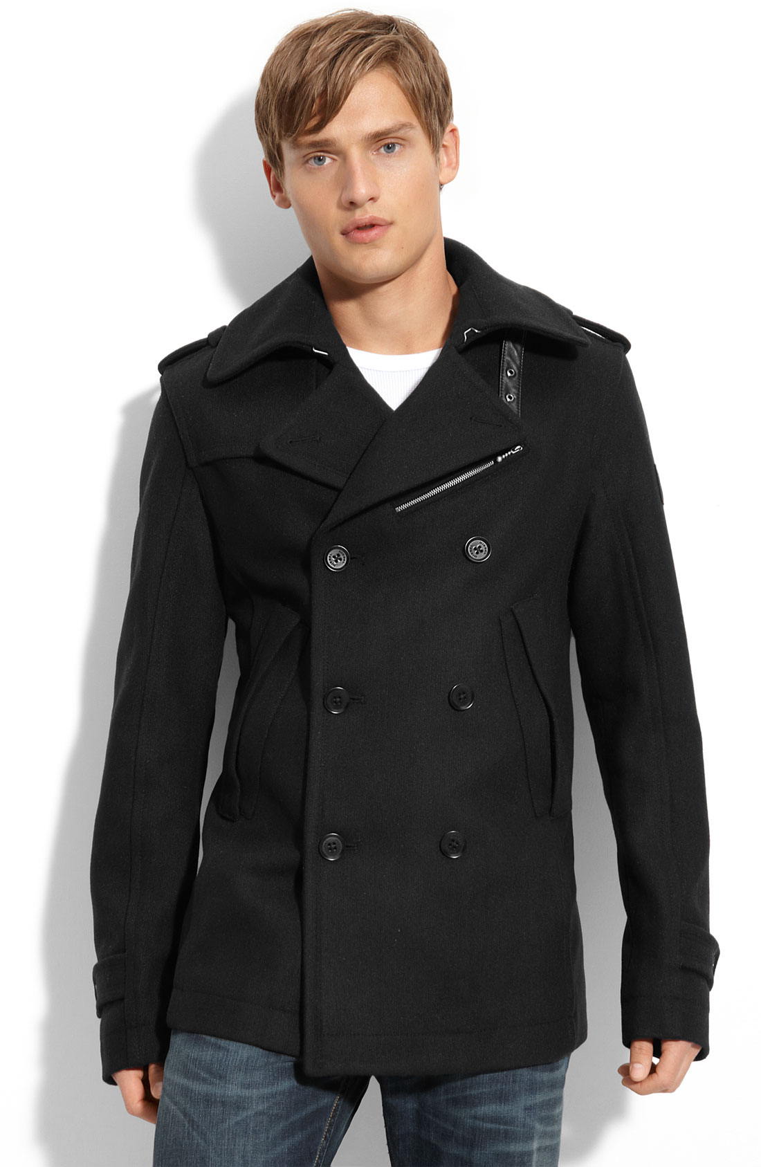 Diesel Wittor Peacoat in Black for Men | Lyst