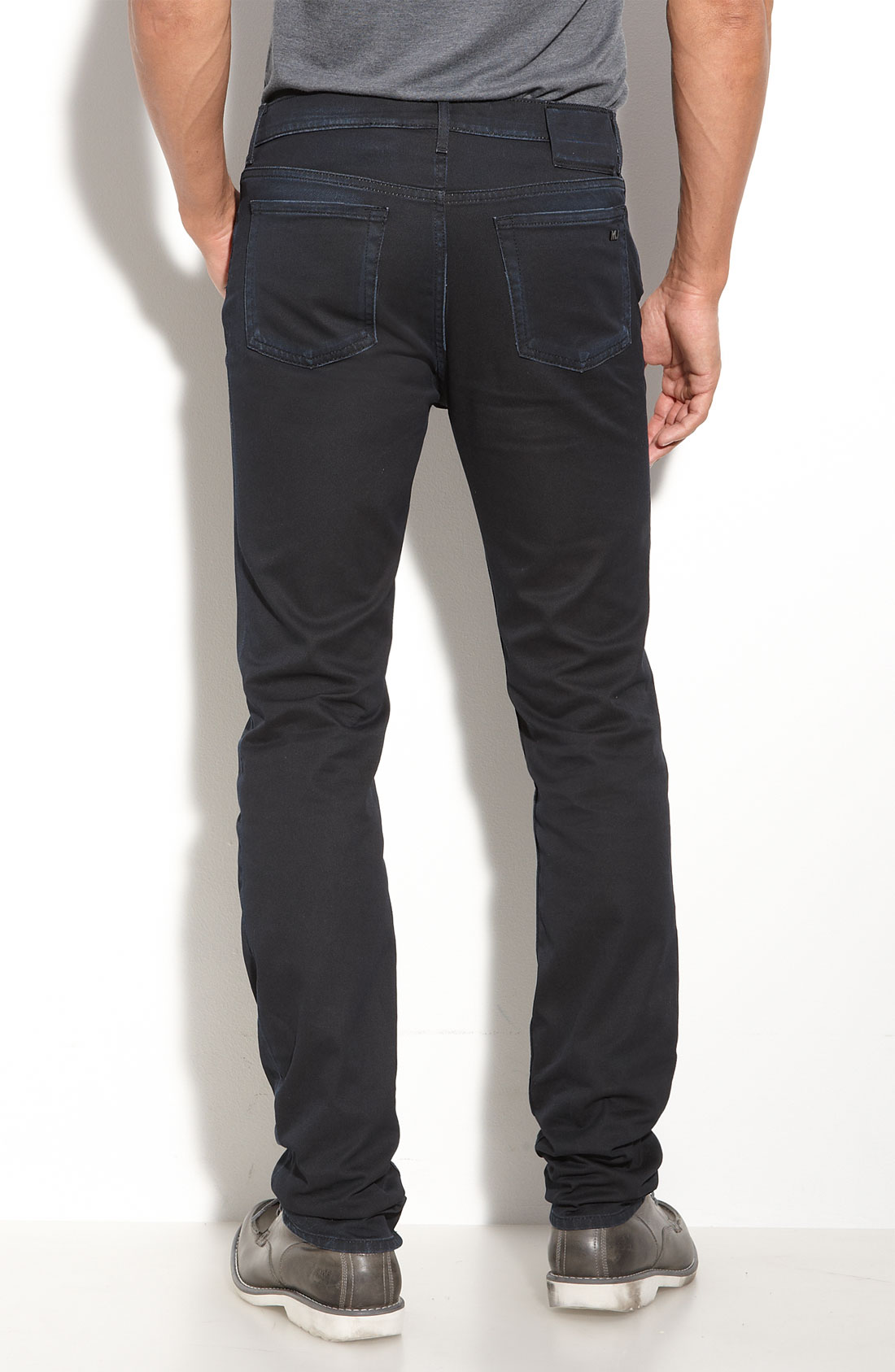 Marc By Marc Jacobs Slim Fit Coated Denim Jeans (black Wash) in Black ...
