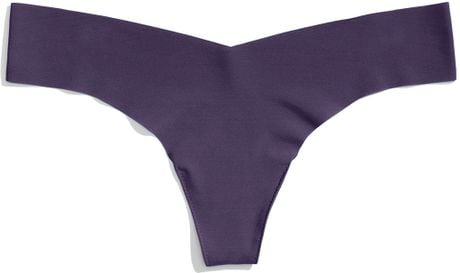 Commando Thong in Purple (royal purple) | Lyst