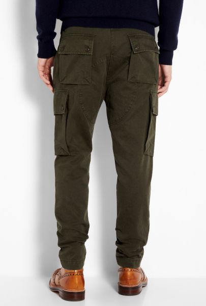 Dockers Dark Olive Tapered Cargo Pants in Green for Men (olive) | Lyst