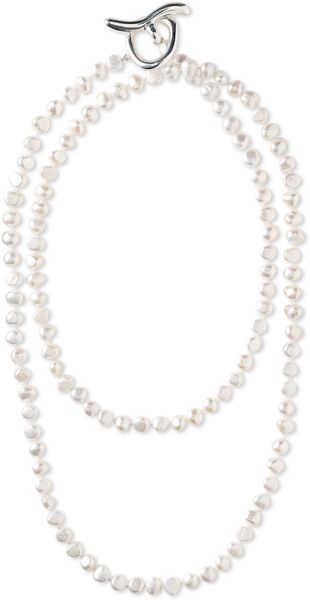 Simon Sebbag Freshwater Pearl Long Lariat Necklace in White (white ...