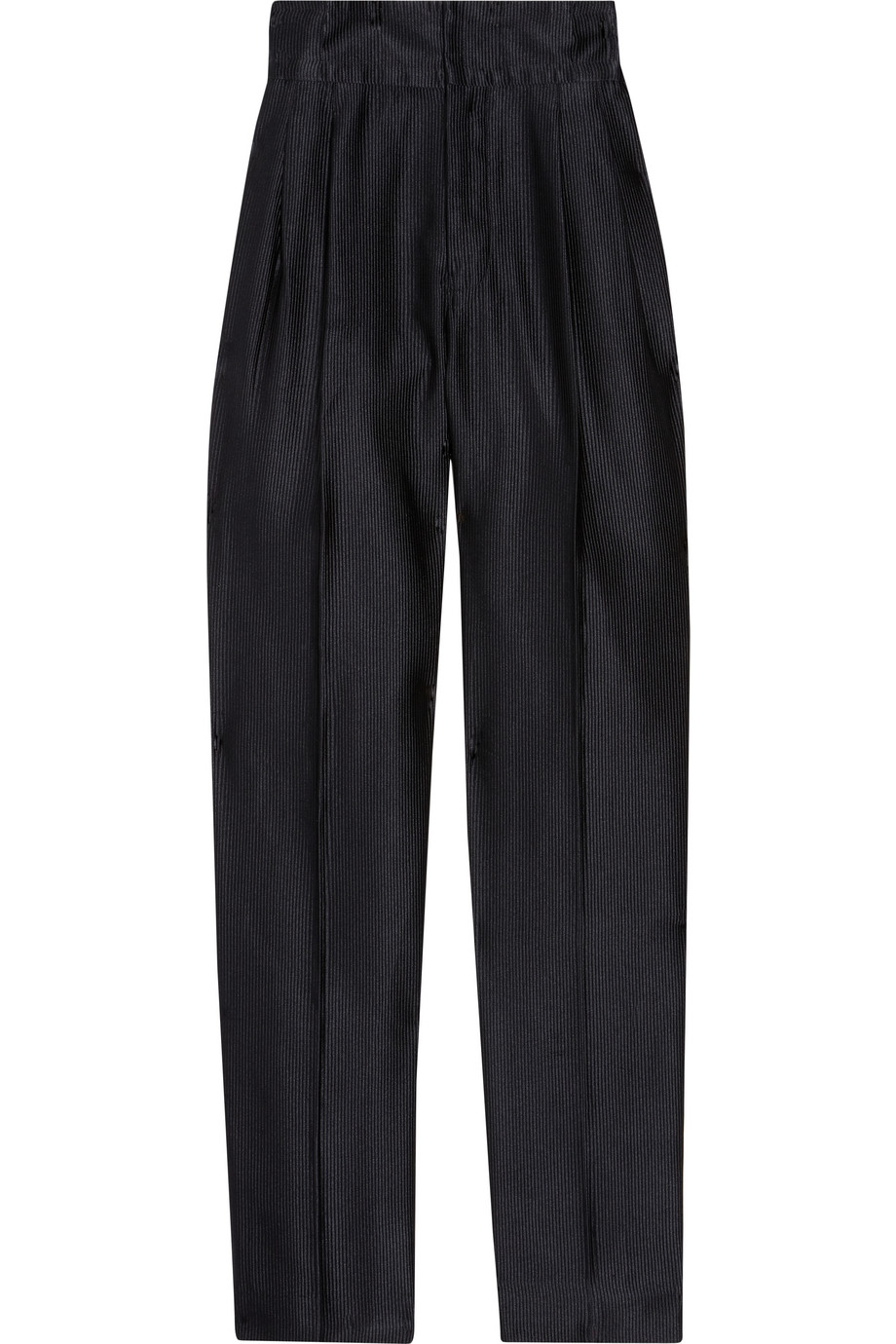 Marc By Marc Jacobs Ava High-waisted Silk-satin Pants in Black | Lyst