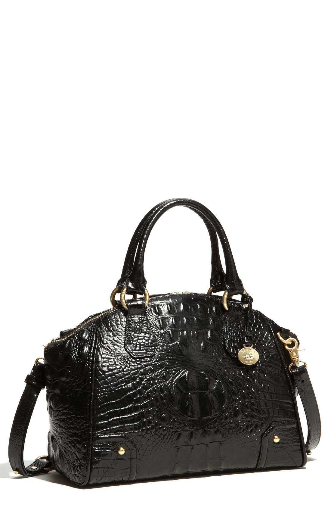 Brahmin Melbourne - Tyler Satchel in Black | Lyst