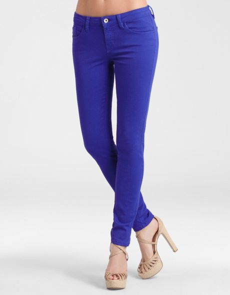 Guess Brittney Skinny Jeans in Blue (electric blue) | Lyst