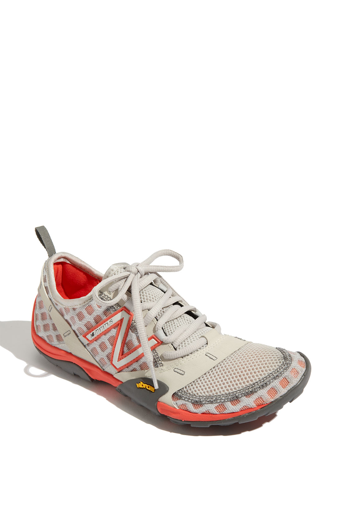 New Balance Minimus Trail Shoe (women) in Gray (grey/ coral) | Lyst